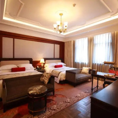 Shanghai Donghu Hotel 4* Стандартный семейный номер разные типы кроватей фото 4