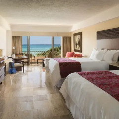 Отель Grand Fiesta Americana Coral Beach Cancun 5* Полулюкс Ocean view с двуспальной кроватью фото 4
