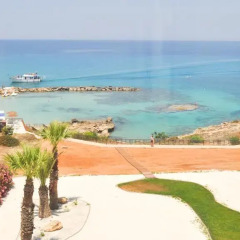 Отель Oceanview Apartment 172 Кипр, Протарас - отзывы, цены и фото номеров - забронировать отель Oceanview Apartment 172 онлайн пляж фото 2