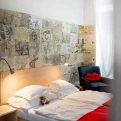 Hostel Florenc Стандартный номер с двуспальной кроватью фото 5