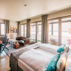 Отель Baltazar Budapest 4* Стандартный номер с различными типами кроватей фото 8