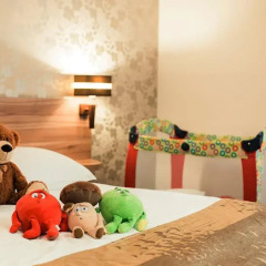 Duet Hotel 3* Стандартный семейный номер с двуспальной кроватью фото 11