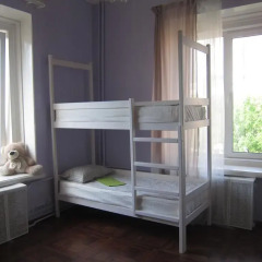 Hostel DomZhur Кровать в мужском общем номере двухъярусные кровати