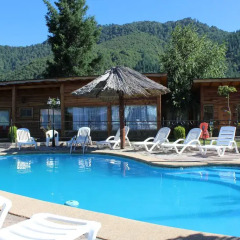 Отель Cabañas Los Tilos бассейн фото 2