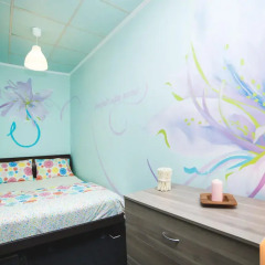 Art Hostel Contrast Номер с общей ванной комнатой с различными типами кроватей (общая ванная комната) фото 3
