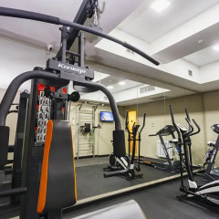 Отель Solutel Hotel Кыргызстан, Бишкек - 1 отзыв об отеле, цены и фото номеров - забронировать отель Solutel Hotel онлайн фитнесс-зал фото 2