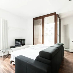 Отель Apartment4you Select Kolejowa Студия с различными типами кроватей фото 8