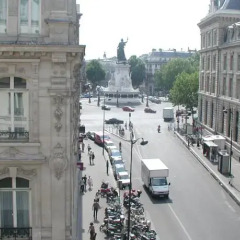 Отель Hôtel Bristol République балкон