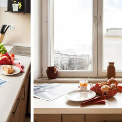 Отель Apartment4you Wilcza Студия с различными типами кроватей фото 19