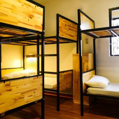 GA Hostel Кровать в женском общем номере с двухъярусной кроватью фото 3