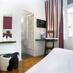 Hotel Hottingen 2* Стандартный номер с различными типами кроватей фото 6