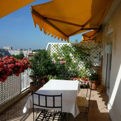 Отель Appartement Baie des Anges балкон