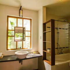 Отель Riverside Bamboo Resort Hoi An 3* Номер Делюкс с различными типами кроватей фото 3
