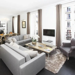 Отель The Residence - Luxury 3 Bedrooms flat Le Louvre комната для гостей фото 3