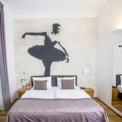 Отель Golden Crown 4* Улучшенный номер с двуспальной кроватью фото 17