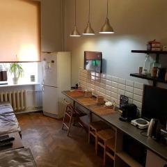 Хостел Чехов Санкт-Петербург Кровать в женском общем номере с двухъярусной кроватью фото 2