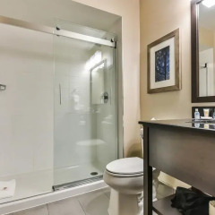 Отель Comfort Inn Montréal Aéroport Канада, Монреаль - отзывы, цены и фото номеров - забронировать отель Comfort Inn Montréal Aéroport онлайн ванная