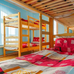 Happy Hostel Кровать в общем номере двухъярусные кровати фото 3