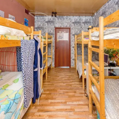 Hostel Dobryij Кровать в женском общем номере с двухъярусной кроватью фото 5