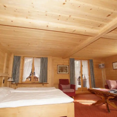 Отель Posthotel Rössli Швейцария, Гштад - отзывы, цены и фото номеров - забронировать отель Posthotel Rössli онлайн комната для гостей фото 5