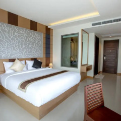 Отель Aqua Resort Phuket 4* Стандартный номер с двуспальной кроватью фото 5