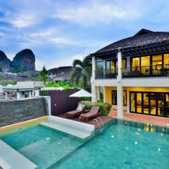 Отель Bhu Nga Thani Resort and Spa 4* Вилла с различными типами кроватей фото 15