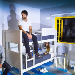Отель Hostal Nacional Кровать в общем номере с двухъярусной кроватью фото 5