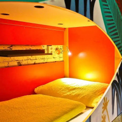 Chillout Hostel Zagreb Кровать в общем номере с двухъярусными кроватями фото 44