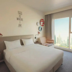 Отель Rove Downtown Dubai Стандартный номер с различными типами кроватей фото 4