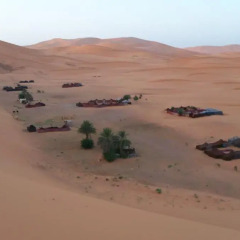 Отель Kasbah Tamariste Марокко, Мерзуга - отзывы, цены и фото номеров - забронировать отель Kasbah Tamariste онлайн балкон