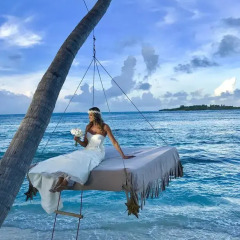 Отель Samura Maldives Guest House Thulusdhoo Остров Гасфинолу приотельная территория фото 2