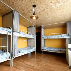 The One Hostel Кровать в общем номере с двухъярусной кроватью фото 10