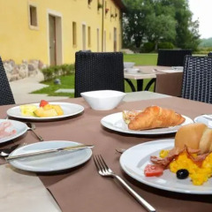 Отель Relais Corte Cavalli Понти-суль-Минчо питание фото 2