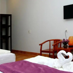 Отель Purple Garden Homestay 2* Улучшенный номер с различными типами кроватей фото 4