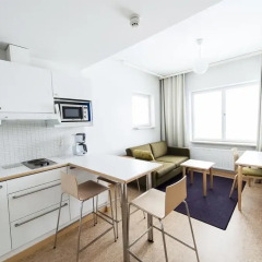 Отель Töölö Towers 3* Студия с различными типами кроватей фото 11