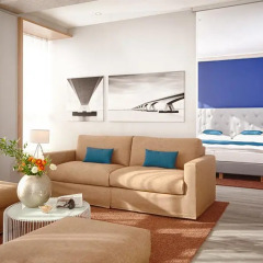 Апартаменты Mloft Apartments Munchen Мюнхен комната для гостей фото 2