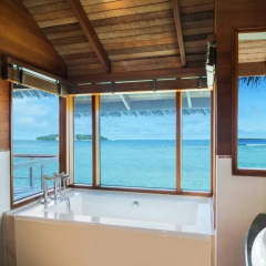 Отель Sheraton Maldives Full Moon Resort & Spa Мальдивы, Северный атолл Мале - отзывы, цены и фото номеров - забронировать отель Sheraton Maldives Full Moon Resort & Spa онлайн ванная фото 2