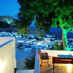 Отель Little Lindos Sea View Studios бассейн фото 3