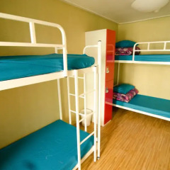 Kimchee Sinchon Guesthouse - Hostel Кровать в общем номере с двухъярусной кроватью фото 9