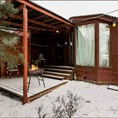 Гостиница Winter Cottage In Peredelkino With Sauna Коттедж с различными типами кроватей фото 11