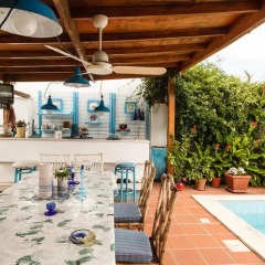 Отель Villa Eden B&B Бари бассейн