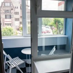 Hostel Green House Tyumen Кровать в общем номере с двухъярусной кроватью фото 14