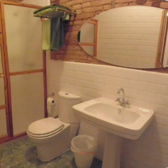 Отель Hostal Cal Pla ванная