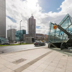 Апартаменты Rondo ONZ P&O Apartments Студия Делюкс с различными типами кроватей фото 8