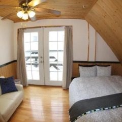 Отель Hakuba Powder Cottage Хакуба комната для гостей