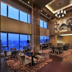 Отель Sofitel Guangzhou Sunrich 5* Улучшенный номер с различными типами кроватей фото 4