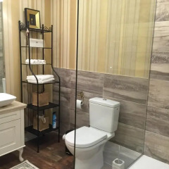 Отель German18-3A Luxury Vilnius apartment Литва, Вильнюс - отзывы, цены и фото номеров - забронировать отель German18-3A Luxury Vilnius apartment онлайн ванная фото 2