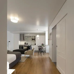Апартаменты Lisbon Serviced Apartments Baixa Castelo Студия с различными типами кроватей фото 10
