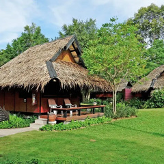 Отель Sunset Village Beach Resort 4* Коттедж с различными типами кроватей фото 4
