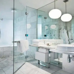 Отель Palms place 51st floor with balcony & strip view США, Лас-Вегас - отзывы, цены и фото номеров - забронировать отель Palms place 51st floor with balcony & strip view онлайн ванная фото 2